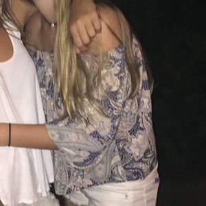 Auguste the label off the shoulder top